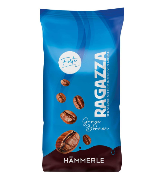 Bohnenkaffee Hämmerle Ragazza Forte ganze Bohne 1000g