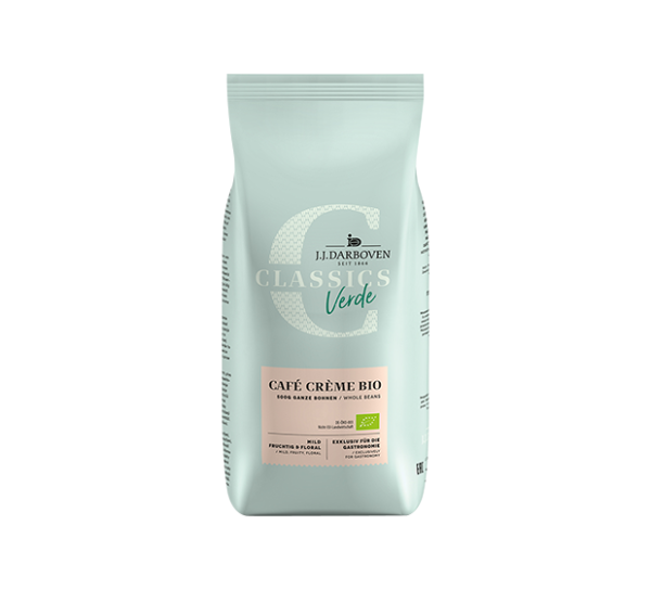 Classics Verde Cafe Creme Bio ganze Bohne 500 g