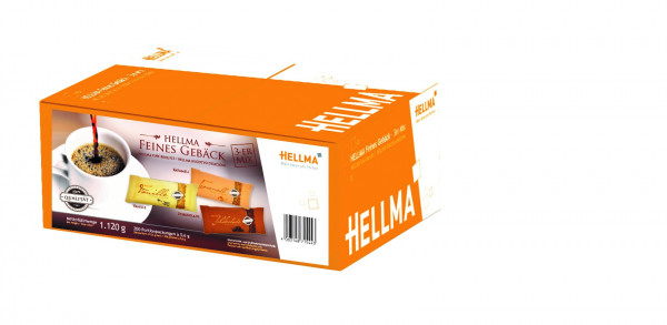 Kekse mit Schokolade-, Vanille- und Karamellgeschmack von HELLMA im 3-er Mix bei kaffee-welt24-de.pro