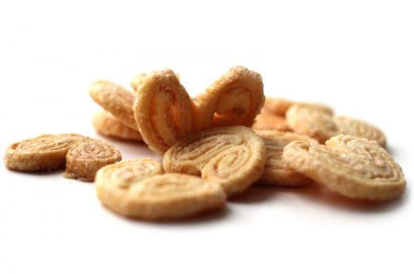 Kaffeegebäck Mini-Öhrchen Gebäck mit Zucker